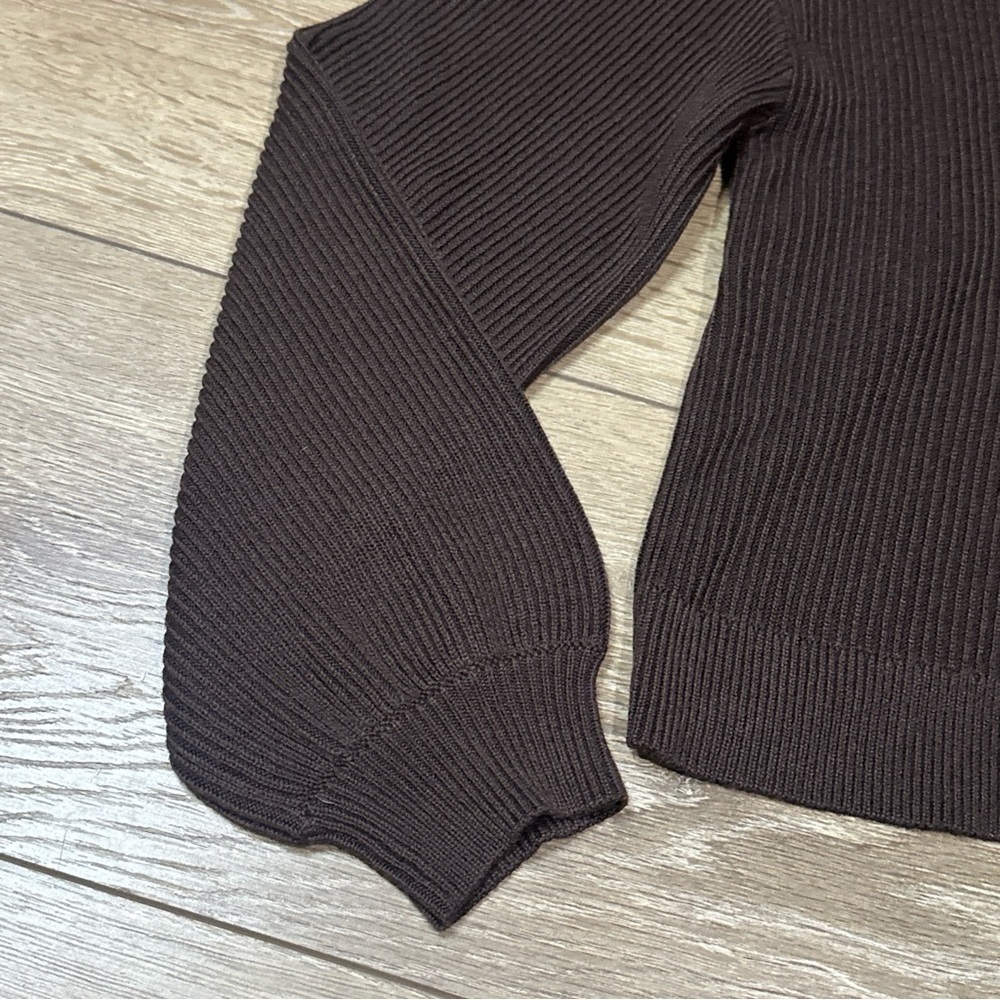 NWOT Lululemon Reversible Crossover Sweater In Espresso - Picture 9 of 16